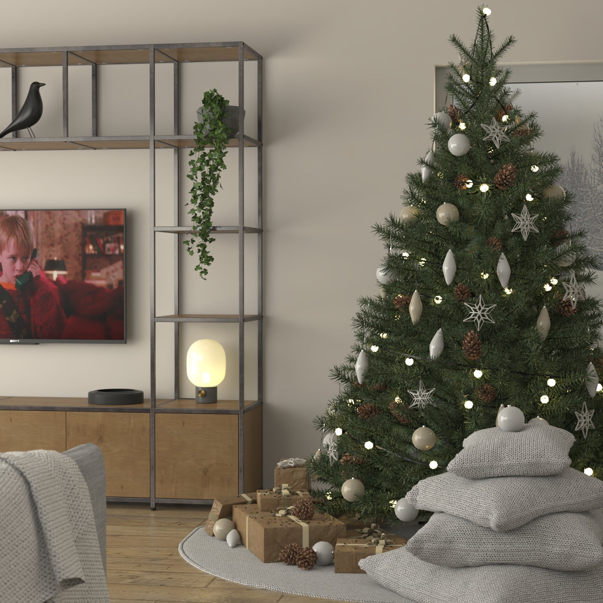 How to Decorate Your Shelves for Christmas
