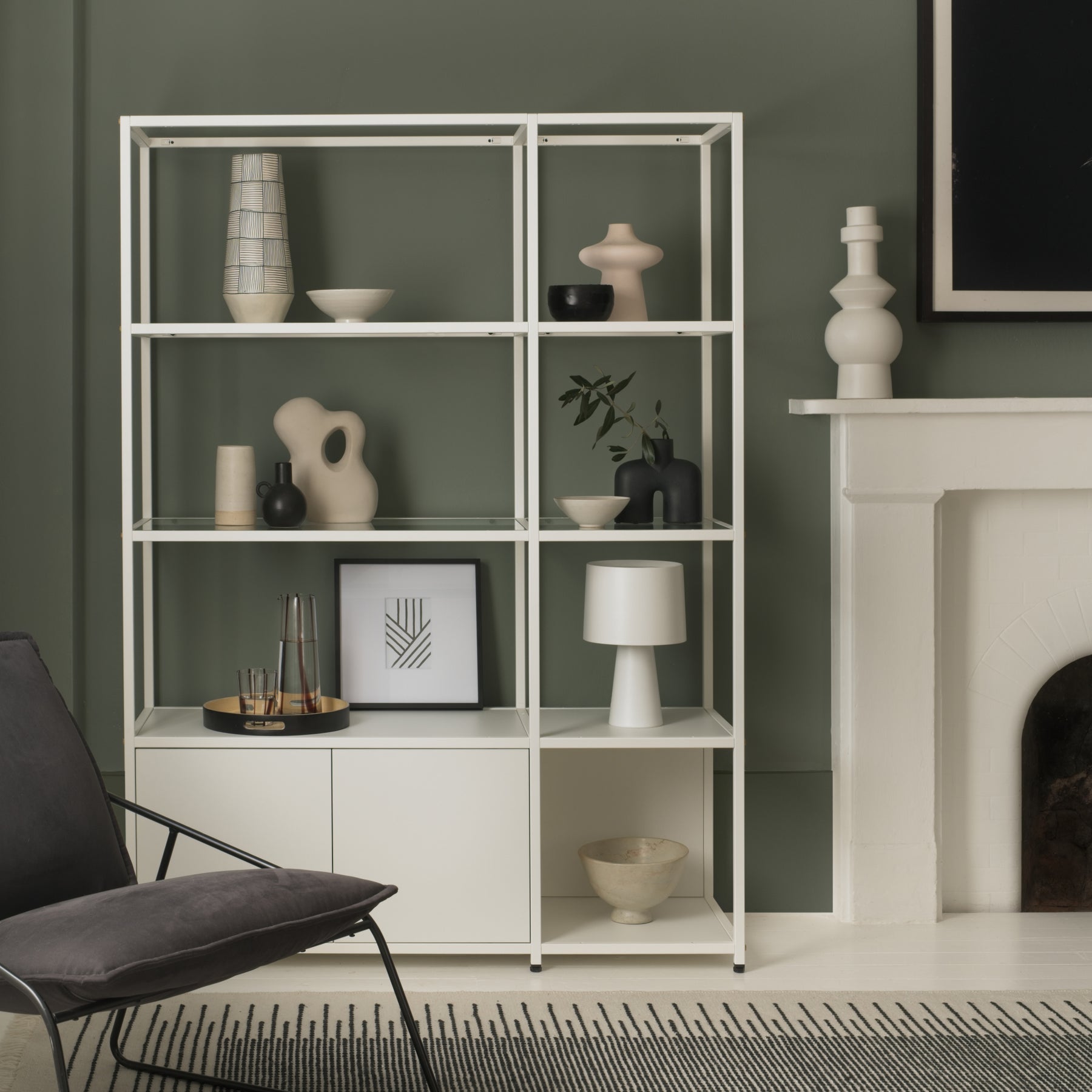 Glass Shelving Units
