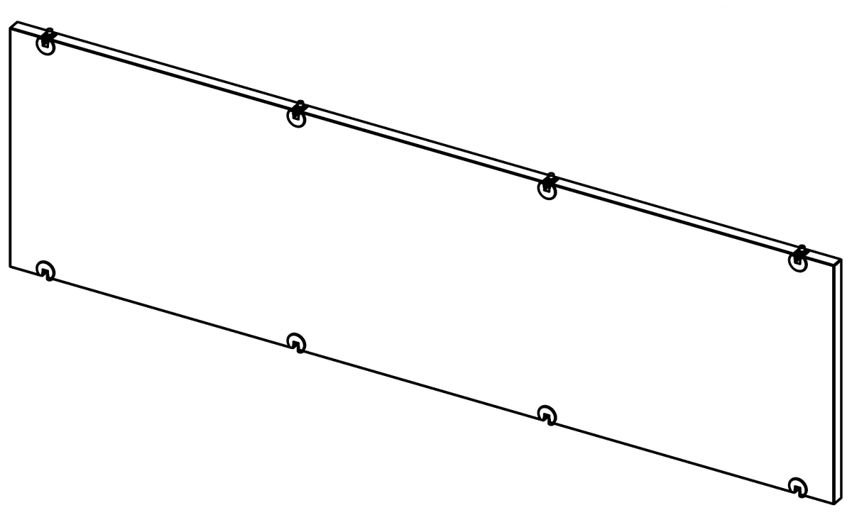 LADR Cupboard Back 1200w x 350h