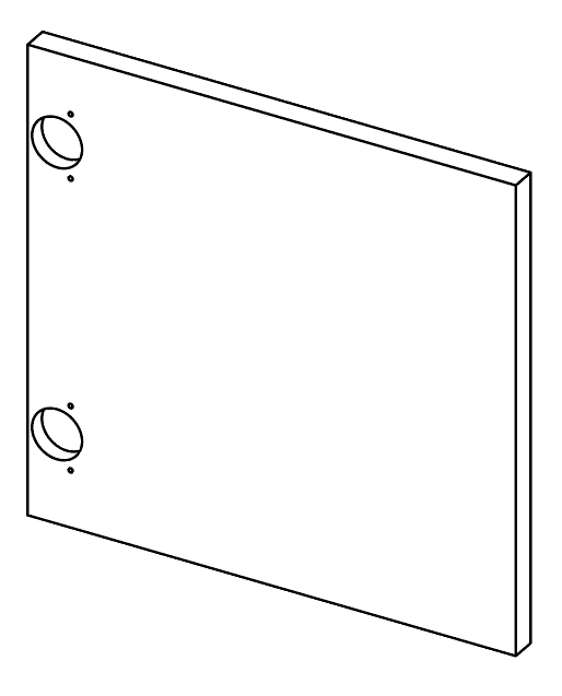 LADR Cupboard Door 400w x 350h
