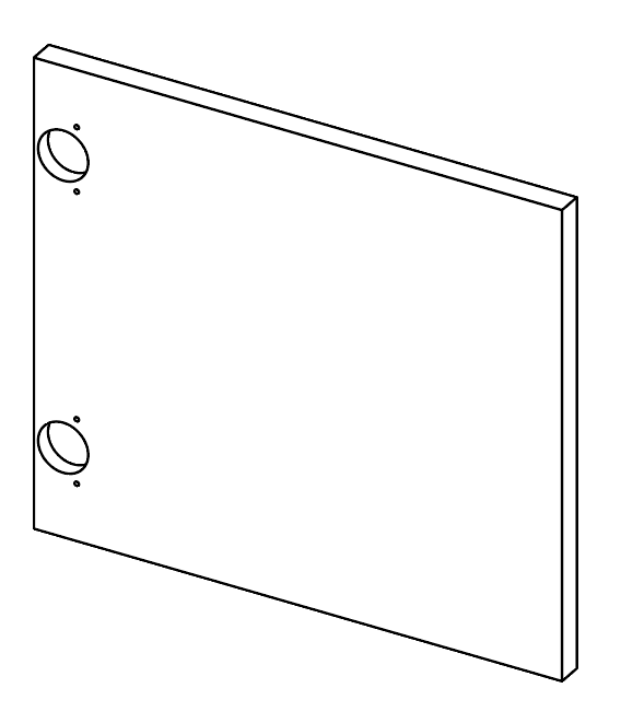 LADR Cupboard Door 800w x 350h