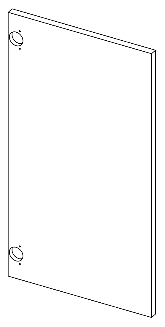 LADR Cupboard Door 800w x 700h