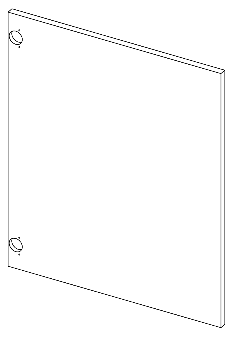 LADR Cupboard Door 1200w x 700h