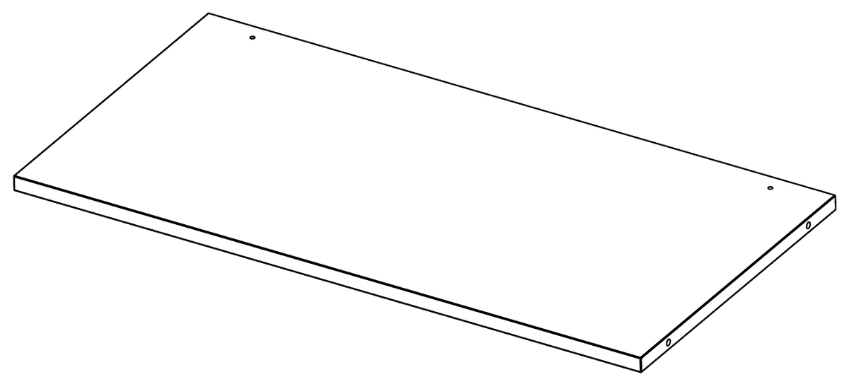 LADR Shelf 800w for Back Panel