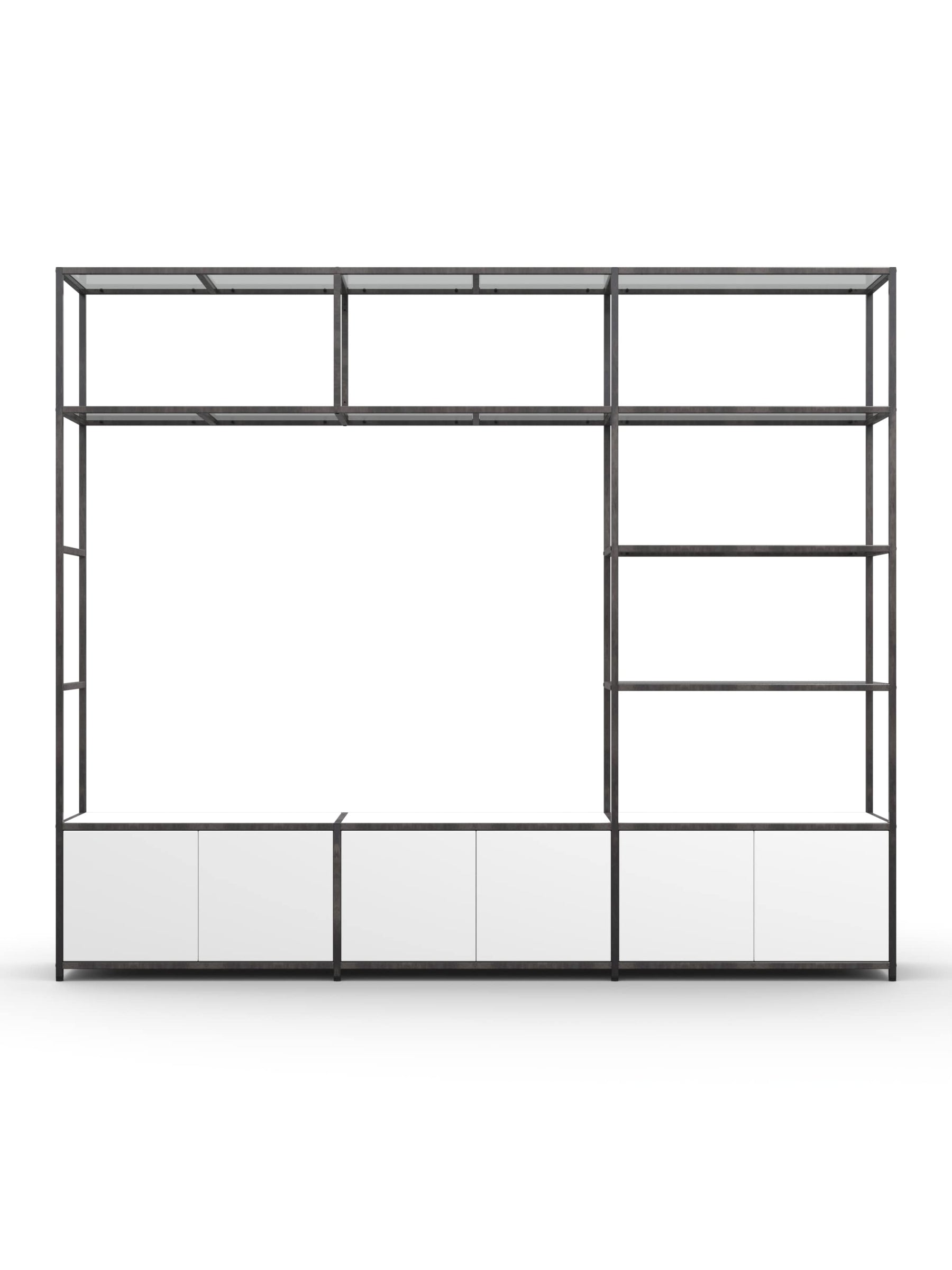 Heslerton with Glass Shelves