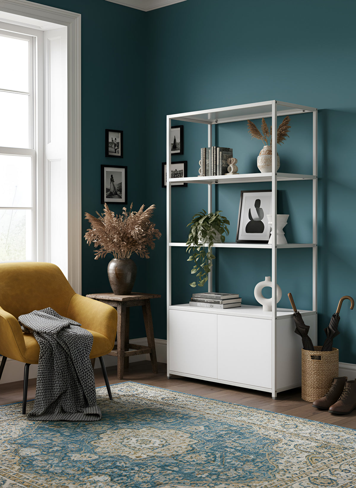 Riseborough with Glass Shelves