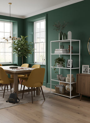 Huby with Glass Shelves