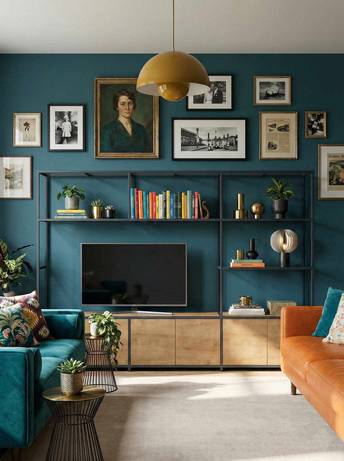 Faceby with Glass Shelves