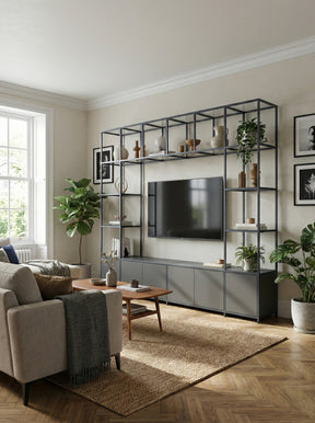 Pockley with Glass Shelves