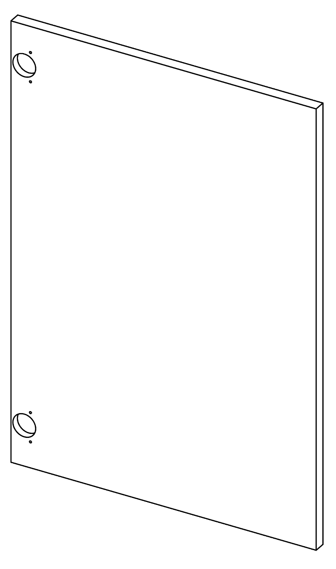 LADR Cupboard Door 1000w x 700h