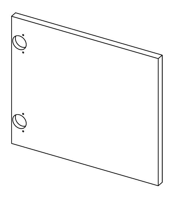 LADR Cupboard Door 1600w x 350h