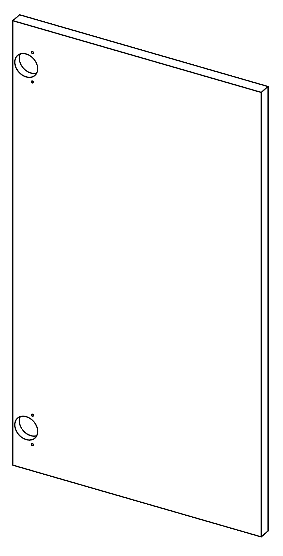 LADR Cupboard Door 1600w x 700h