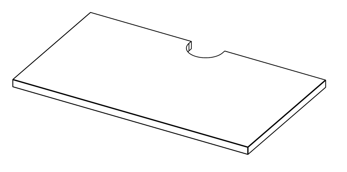 LADR Cupboard Shelf 1200w