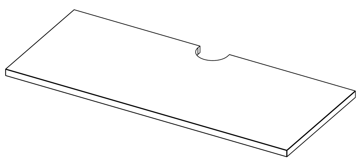 LADR Cupboard Shelf 1600w