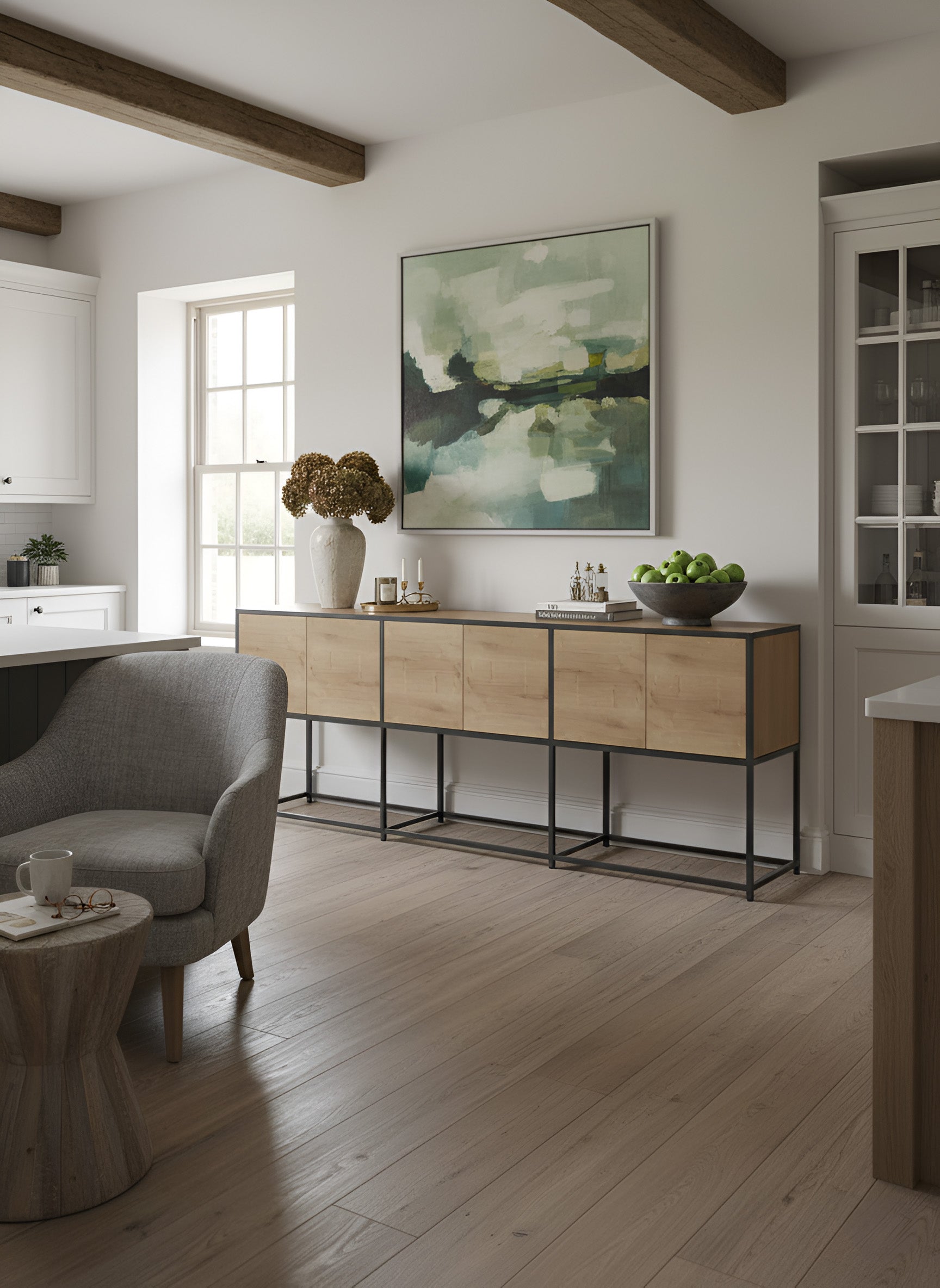 Ellerburn | Modular Sideboard With 3 Double Cupboards | Shelved