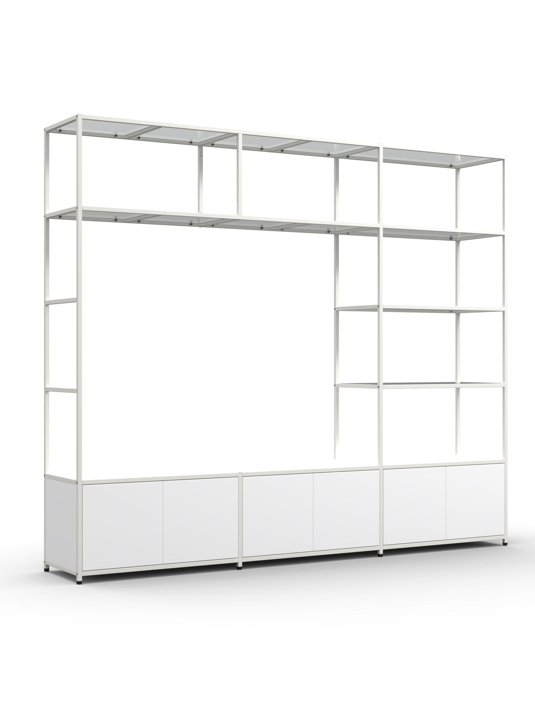Heslerton with Glass Shelves