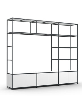 Heslerton with Glass Shelves