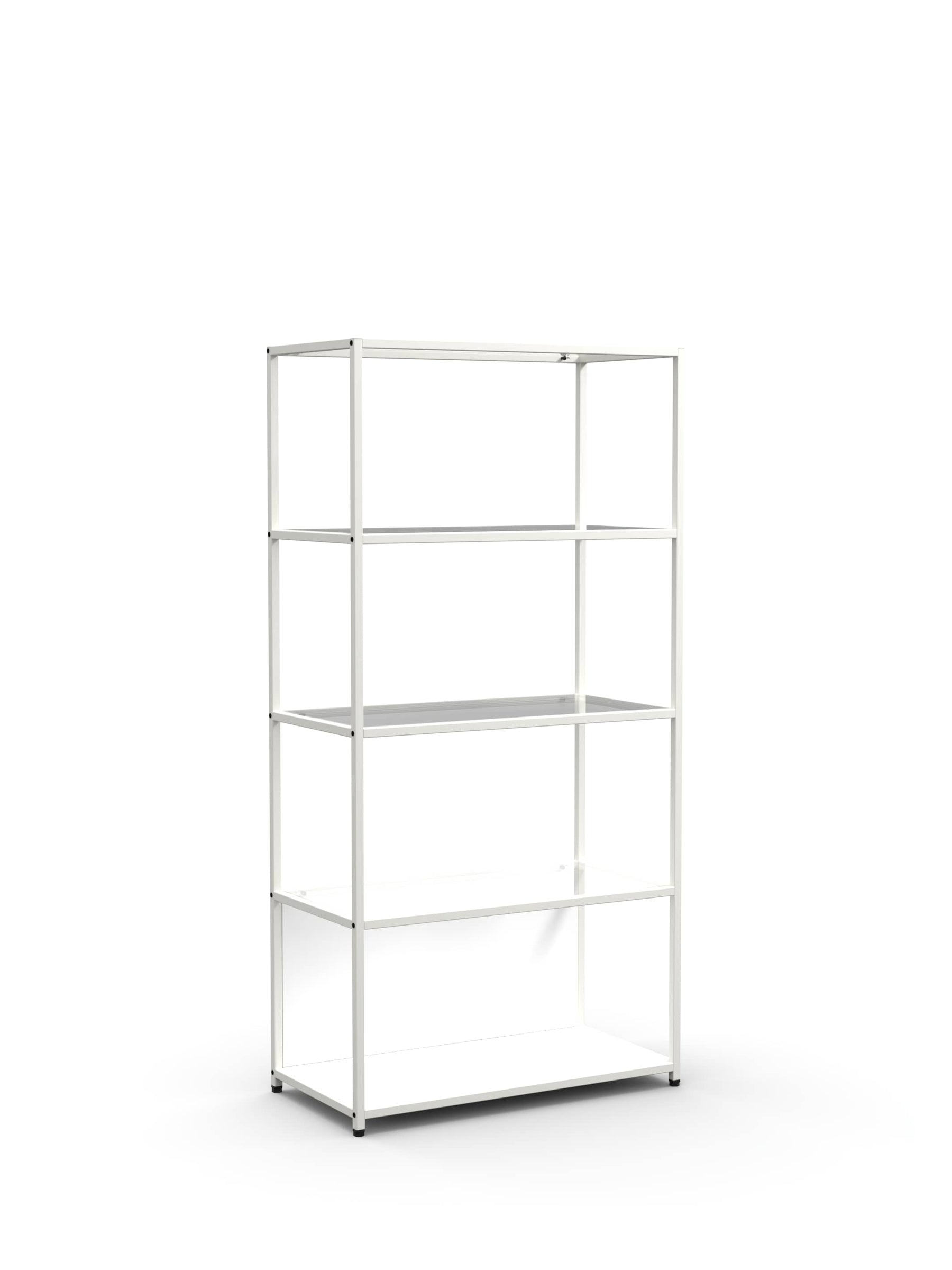 Huby with Glass Shelves