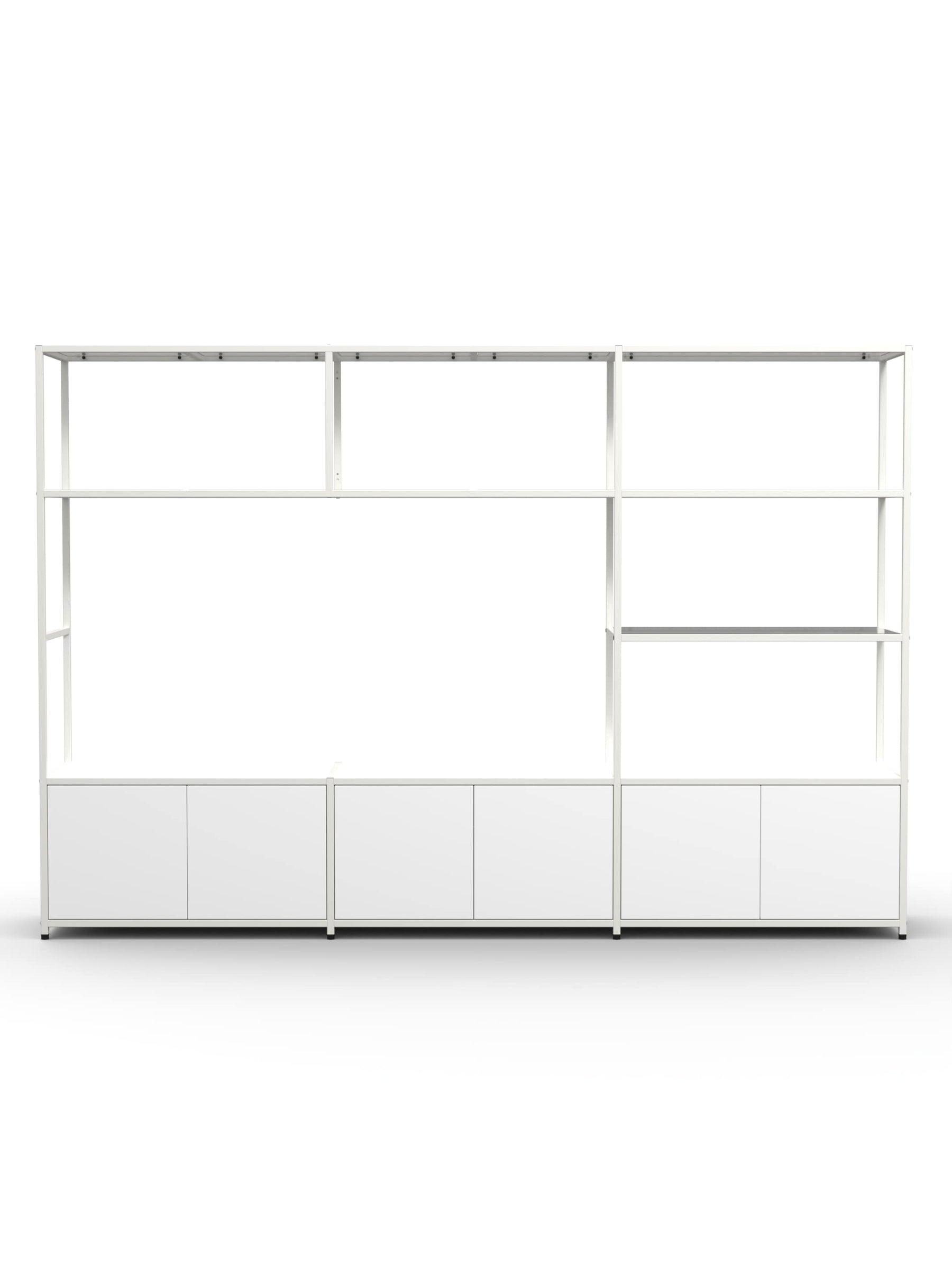 Faceby with Glass Shelves